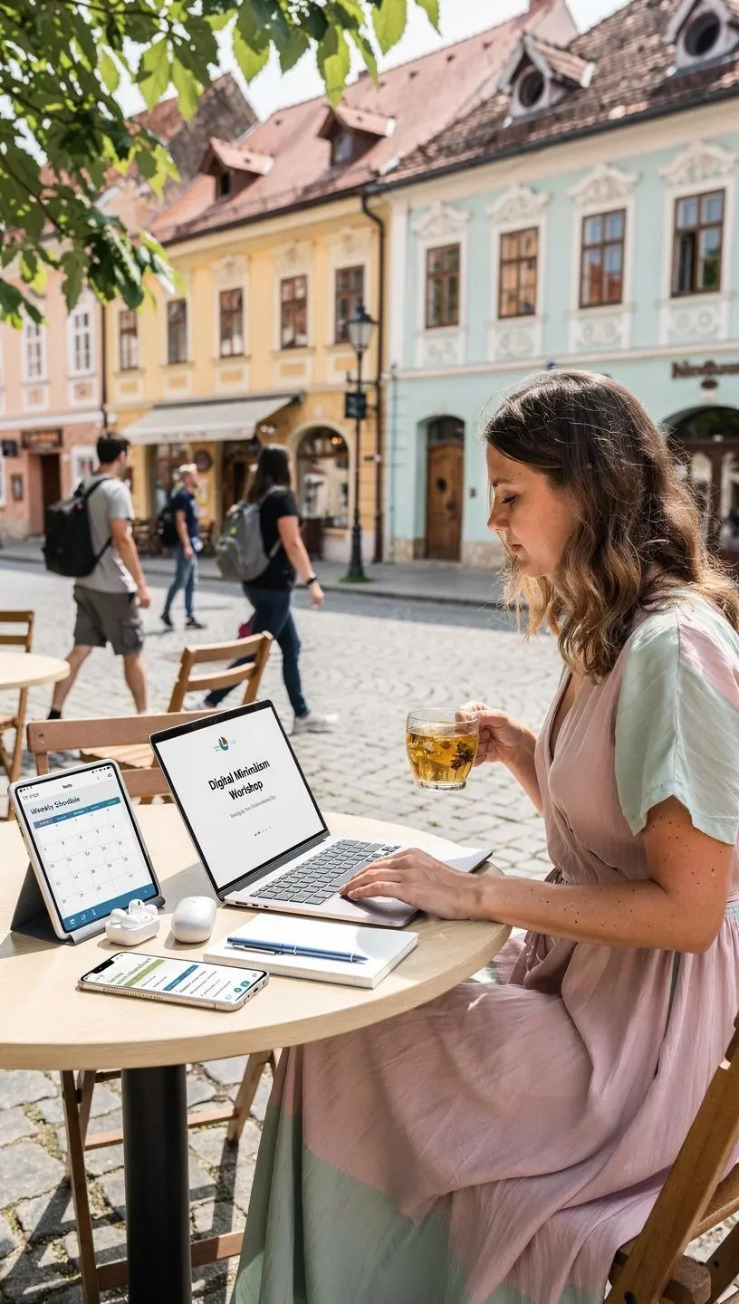 Interfață simplificată a unei aplicații pe un ecran de computer, evidențiind ușurința utilizării.