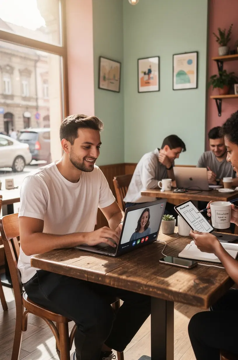 Diagramă clară și concisă care ilustrează reducerea complexității în gestionarea tehnologiei digitale.